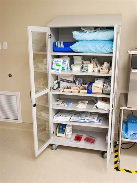 medical supplies cabinets